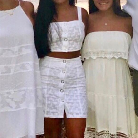 White Two-Piece Set - Picture 6 of 6